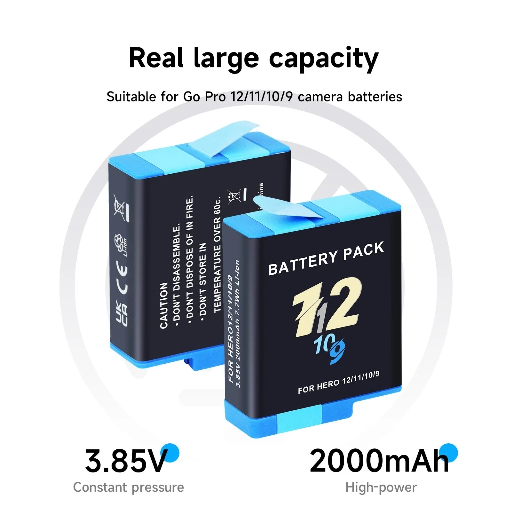 Palo ที่ชาร์จแบตเตอรี่กล้อง GoPro Hero 9 10 11 12 อเนกประสงค์ ชาร์จเร็ว thumbnail 7