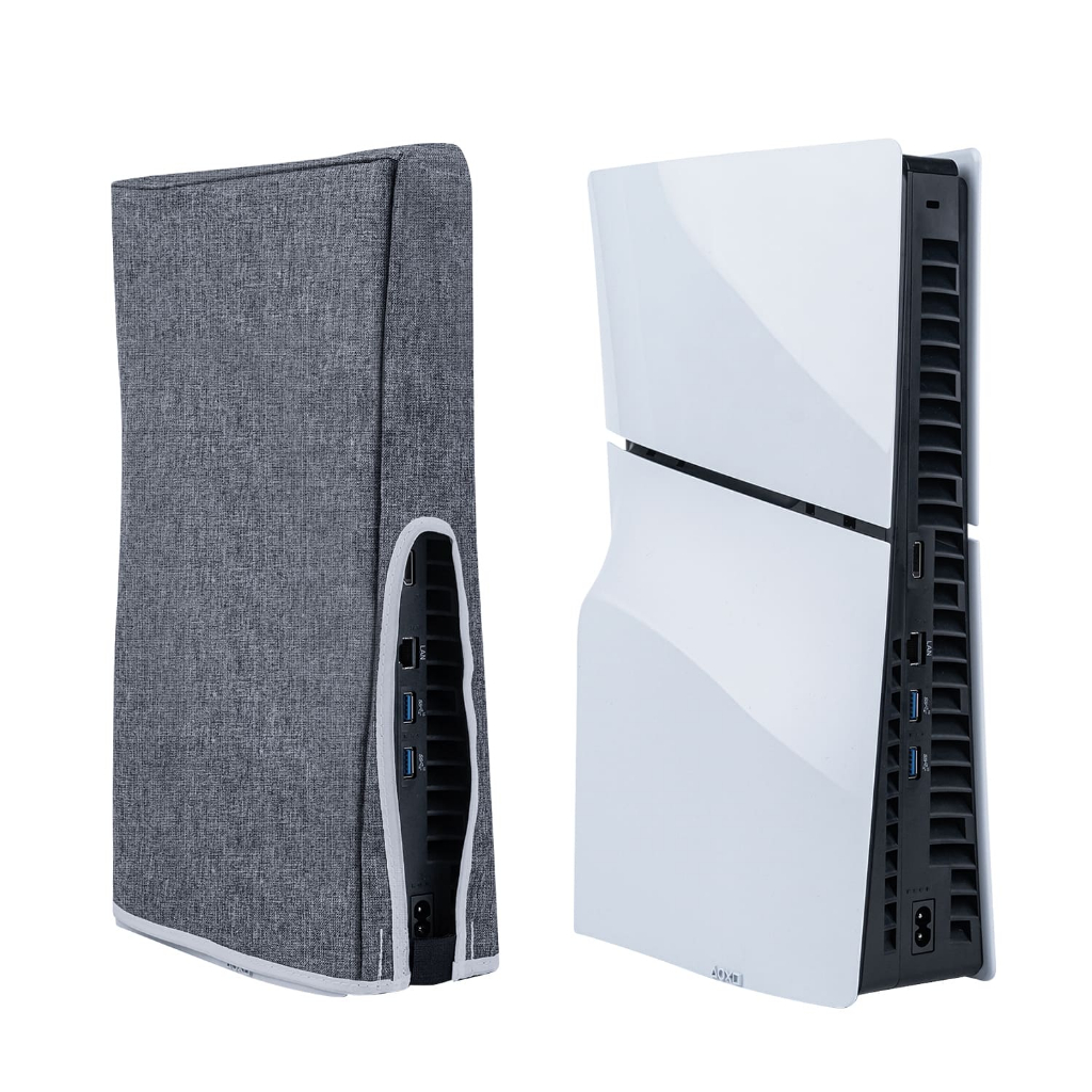 ผ้าคลุมคอนโซลเกม Mcbazel ป้องกันฝุ่น สําหรับ PS5 Slim Game Console