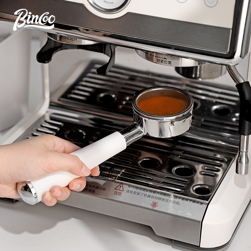 Bincoo ที่จับเครื่องชงกาแฟ แบบหูคู่ สามหู ไร้ก้น 51 มม. 58 มม. อุปกรณ์เสริม สไตล์อิตาลี