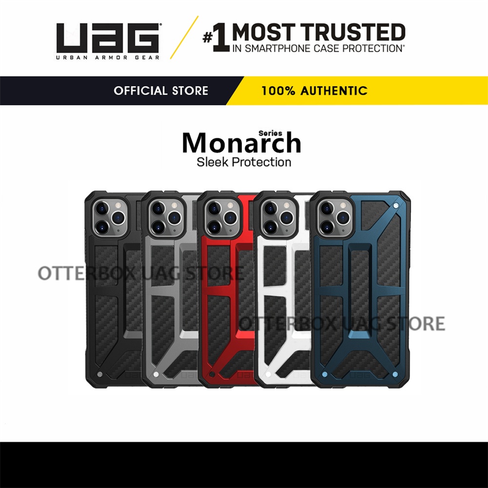 เคส UAG รุ่น Monarch Carbon Fiber Series - iPhone 11 Pro Max / 11 Pro / 11 / iPhone XS Max / XR / XS / X / iPhone 8 7 Plus