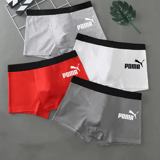 【พร้อมส่ง】กางเกงชั้นใน เอวยางยืด ใส่สบาย พิมพ์ลายตัวอักษร ขนาดใหญ่ สําหรับผู้ชาย NP11