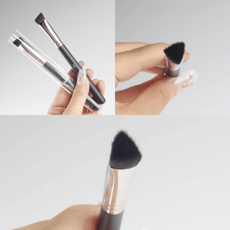 Mac106s สามเหลี่ยม ลาดเอียง รูปร่าง สามมิติ คอนซีลเลอร์ แปรง ปกปิดรอยคล้ํา จุดด่างดํา จุดด่างดํา คอนซีลเลอร์ แปรงแต่งหน้า