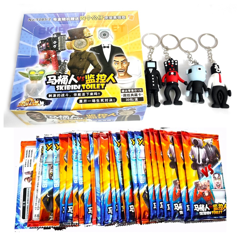 30/32pack Skibidi ห้องน้ําการ์ด Party เกมกระดาน SSR หายากเงาการ์ด Speakman TV Titan Speakman ของขวัญสะสมสําหรับเด็ก