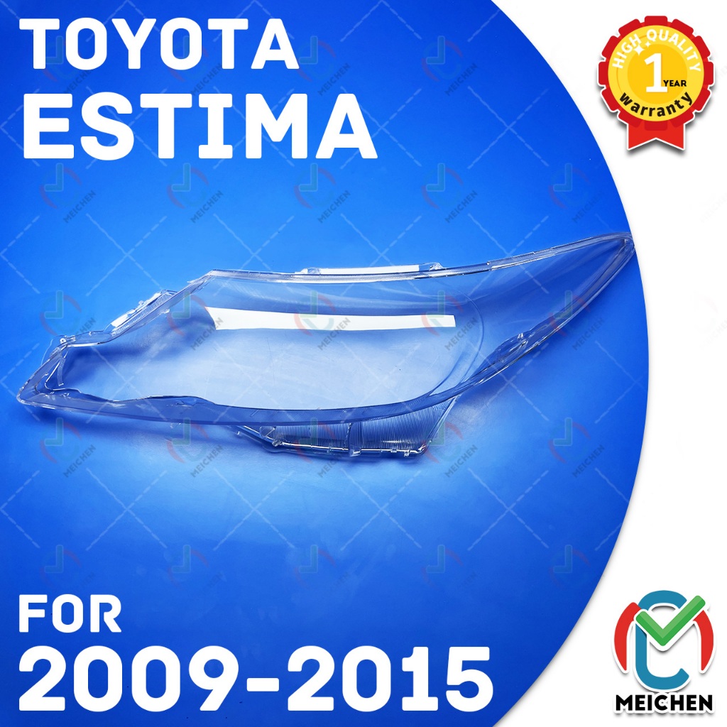 ไฟหน้า Toyota Estima ACR50 (2009-2015) ACR51 ACR55 เลนส์ไฟหน้า ฝาครอบเลนส์ไฟหน้า พลาสติกครอบเลนส์ไฟห