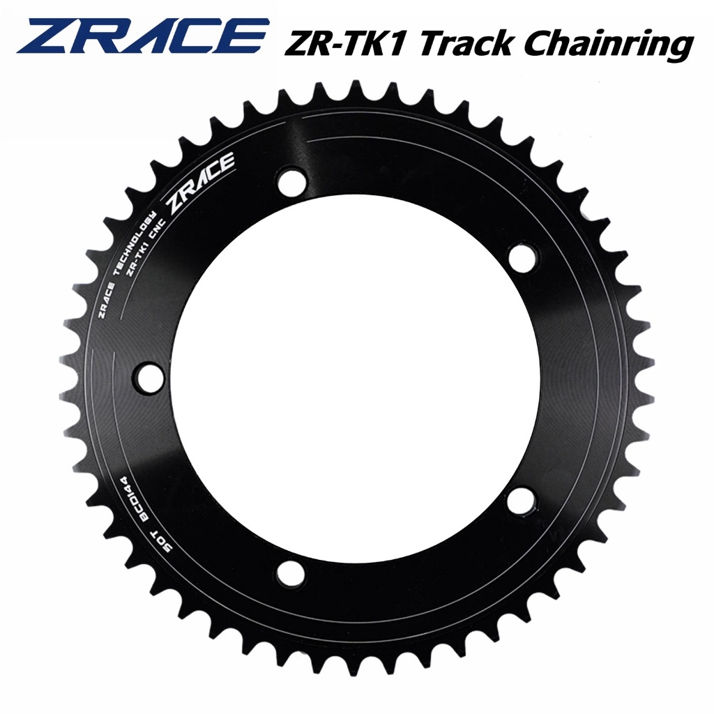 ใหม่ ZRACE ZR-TK1 Track Bikes/Fixed Gear Chainring Cycling CNC BCD144,144BCD,BCD 144, Track Chainrin