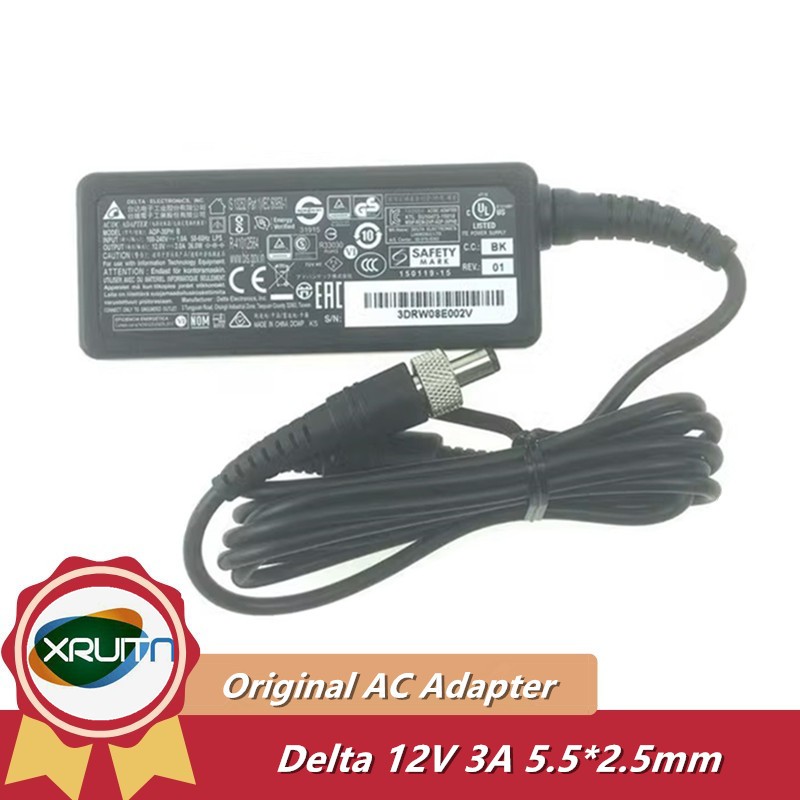 ของแท้ ADP-36PH B 12V 3A 36W 5.5x2.5 มม.อะแดปเตอร์ AC สําหรับ FSP FSP036-RAB FSP036-RBBN2 Monitor แห
