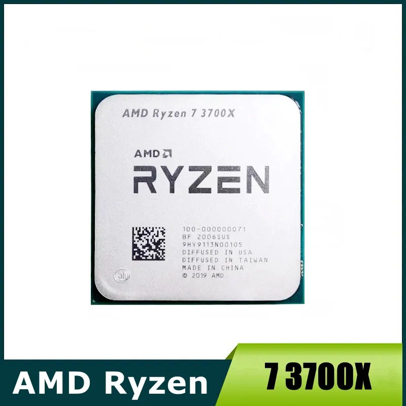 AMD Ryzen 7 3700X R7 3700X 3.6 GHz ใช้โปรเซสเซอร์ CPU แปด-Core Sixteen-Thread 65W 7NM L3 = 32M 100-0