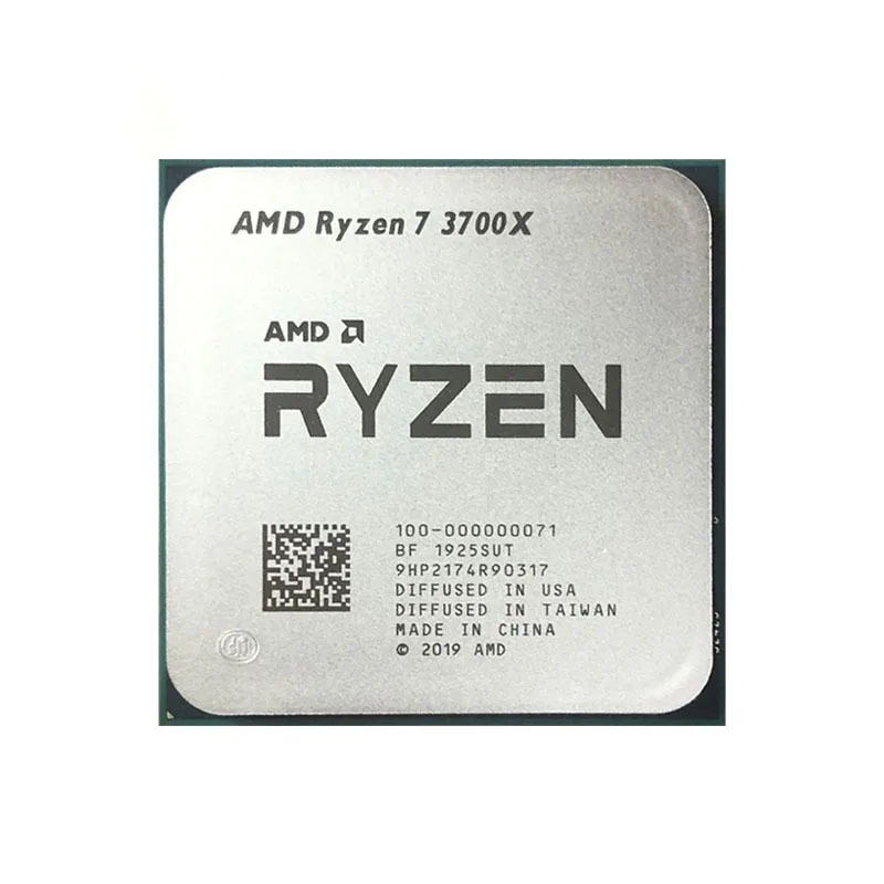 AMD Ryzen 7 3700X R7 3700X 3.6 GHz 7NM L3=32M 100-000000071 ซ็อกเก็ตโปรเซสเซอร์ CPU สิบหกแกน AM4