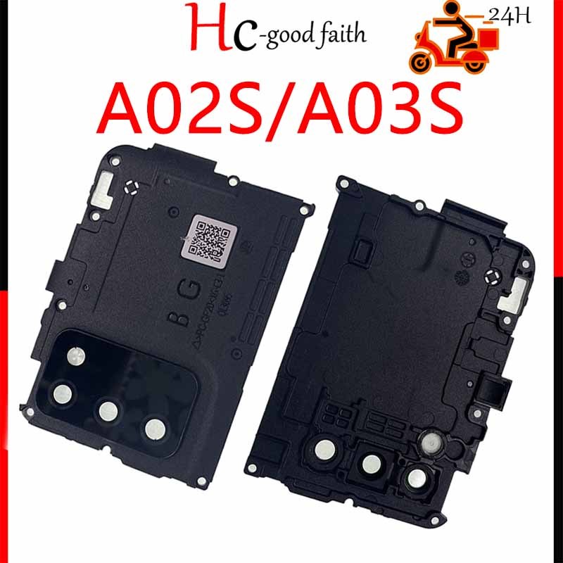 ฝาครอบเลนส์กล้องด้านหลัง 1 ชุด พร้อมกรอบ สําหรับ Samsung Galaxy A02S A03S A025F A035F