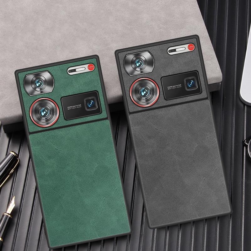 Z60 Ultra สําหรับ Nubia Z60 Ultra Z50S Pro Z50 Z40S Pro Z40 Pro PU Crazy Horse รูปแบบโทรศัพท์มือถือก