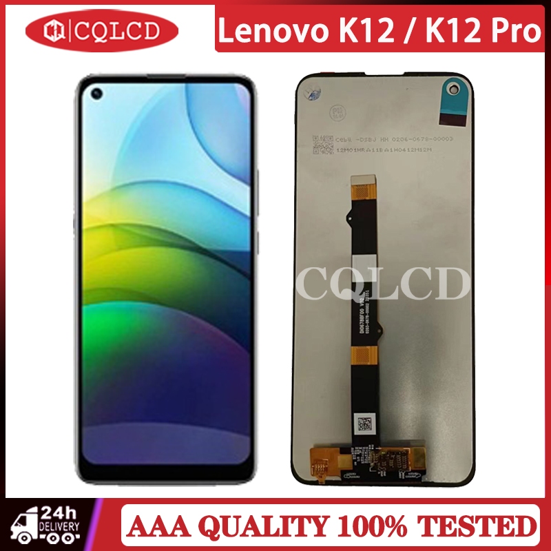 ชุดประกอบหน้าจอสัมผัส LCD สําหรับ Lenovo K12 LCD XT2095-4 LCD K12 Note LCD K12 Pro XT2091-8