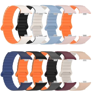 สายรัดซิลิโคนอุปกรณ์เสริมสร้อยข้อมือสายนาฬิกาข้อมือเปลี่ยนสําหรับ Xiaomi Smart Band 8 9 10 Pro / Redmi Watch 4 5 6