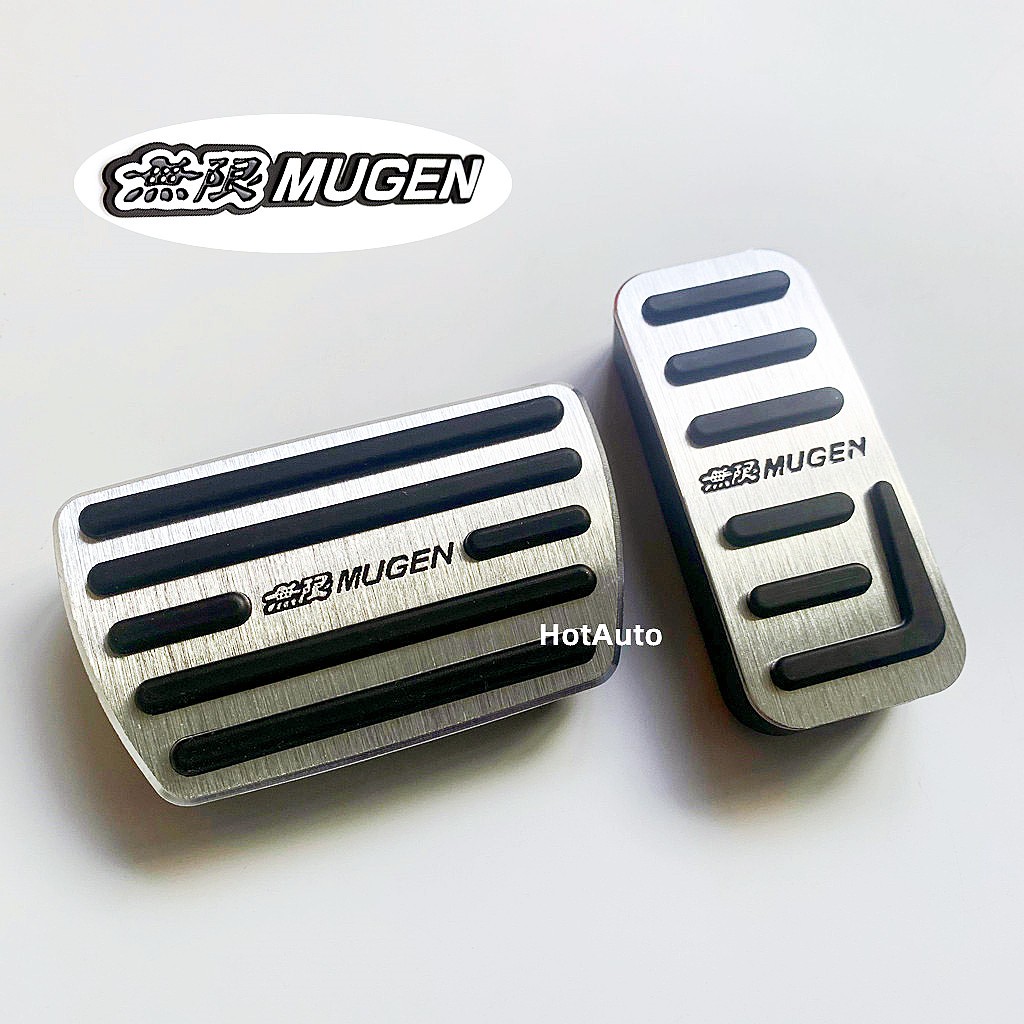 โลโก้ Mugen ที่เหยียบรถยนต์สำหรับ Honda City Hatchback / Civic FE / Accord G10 G11 / CRV G5 G6 / HRV 2021-2025