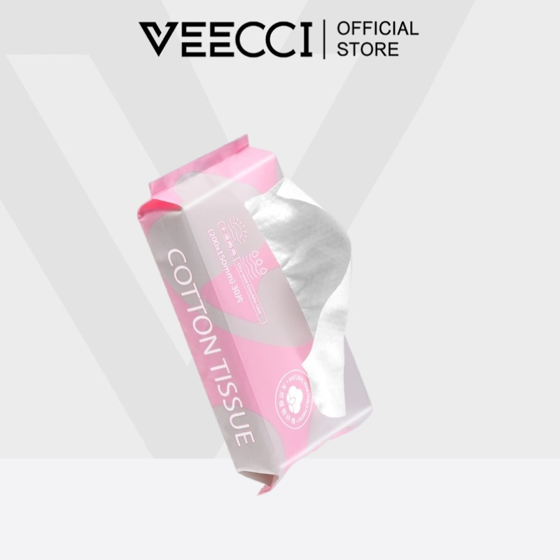 VEECCI ล้างหน้า ผ้าขนหนู เป็นธรรมชาติ เส้นใย การดูดซึมน้ำ ทรงพลัง คุณภาพสูง หนา แบบพกพา 30 เม็ด