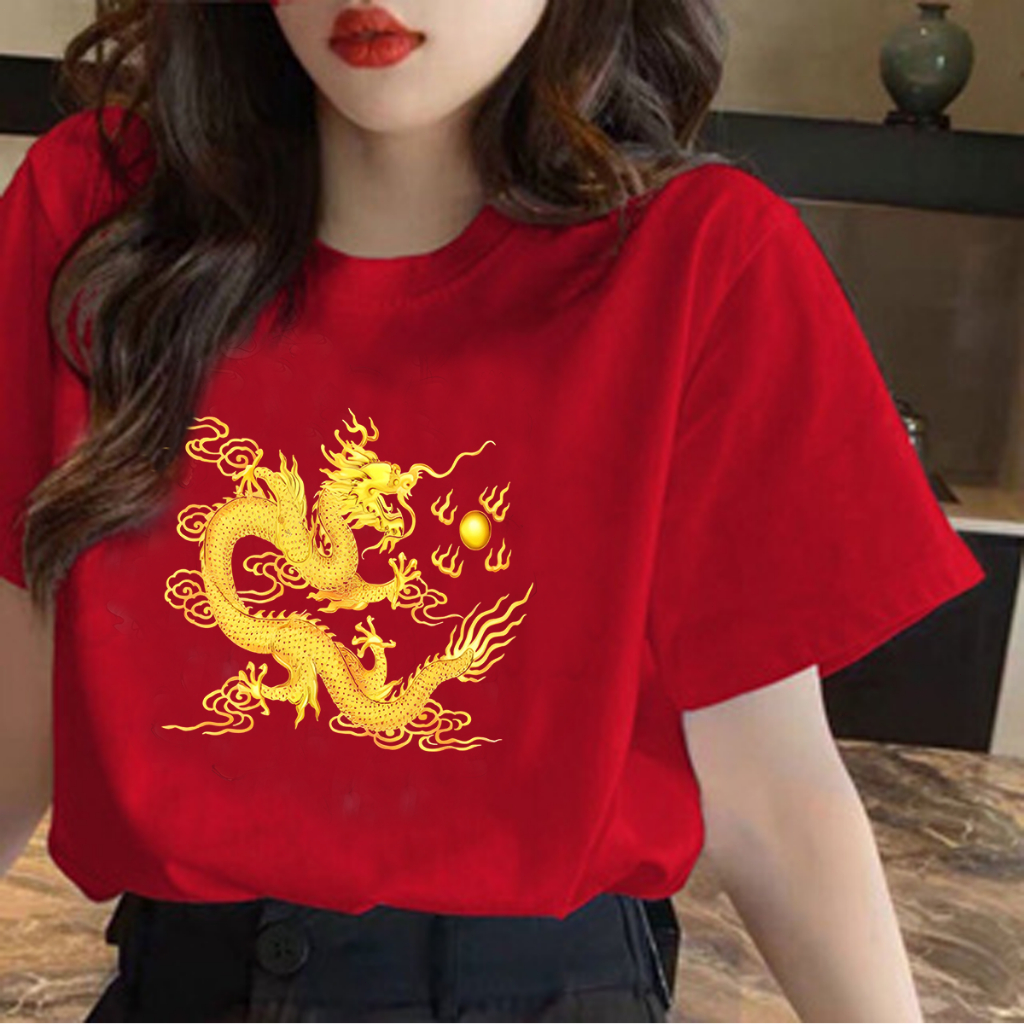 เสื้อยืด ปีมังกร สวัสดีปีใหม่ หยวน Happy Chinese New Year CNY CNYหยวนมังกร