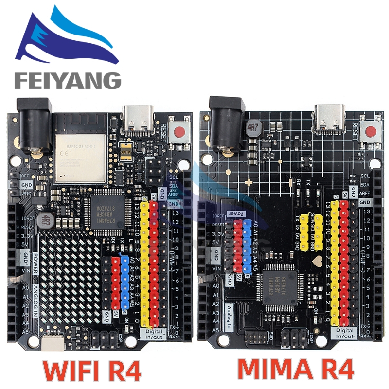 Uno R4 Minima Type-C USB ESP32-S3 WIFI Edition บอร์ดทดลอง เข้ากันได้กับ Arduino โปรแกรมมิ่ง การควบคุมการเรียนรู้