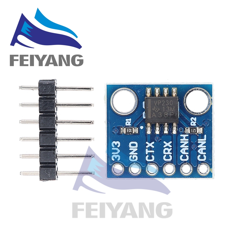 Mcu-230 ตัวรับส่งสัญญาณรถบัส SN65HVD230 สามารถใช้ในสภาพแวดล้อมการรบกวนที่สูงขึ้น อุปกรณ์ส่งสัญญาณดี