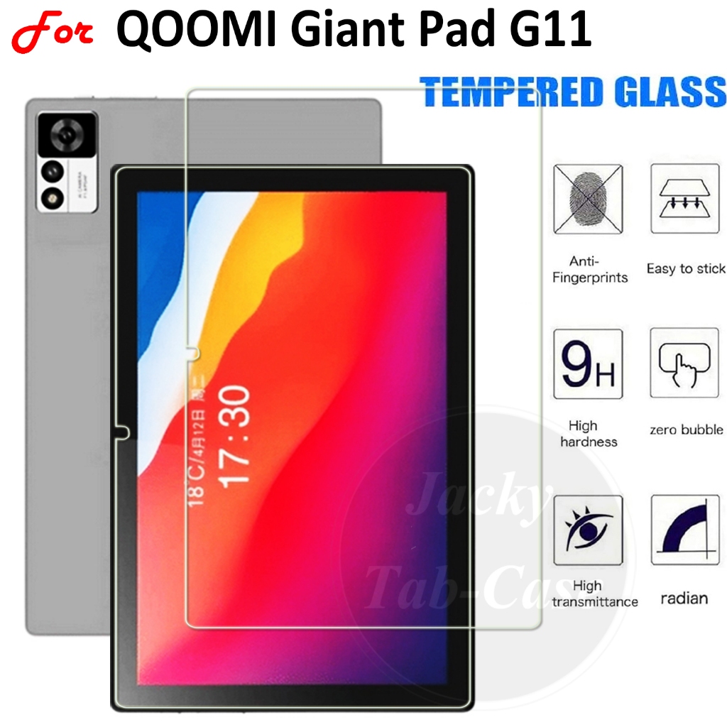 ฟิล์มกระจกนิรภัยกันรอยหน้าจอ 9H กันรอยขีดข่วน สําหรับ QOOMI 4G Giant Pad G11 Android 12 Giant Pad G11 10.1 นิ้ว