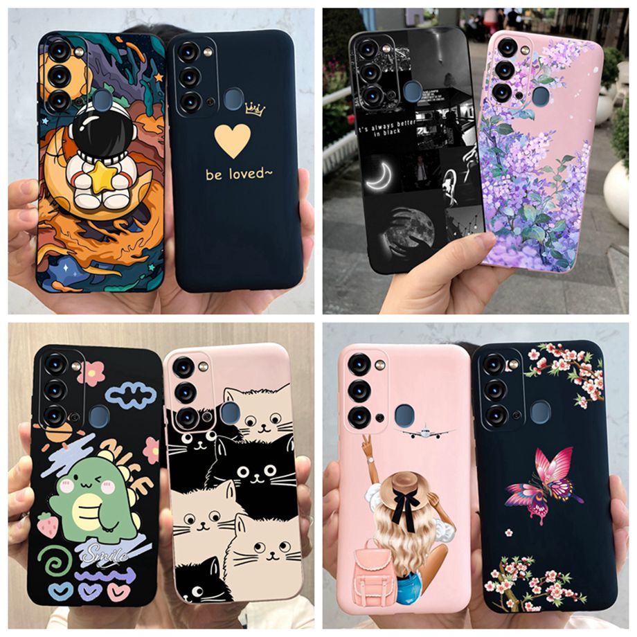 เคสซิลิโคนนิ่ม เนื้อแมตต์ พิมพ์ลายมนุษย์อวกาศ สําหรับ Itel S17 Vision3 S661W Itel Vision 3 itelS17
