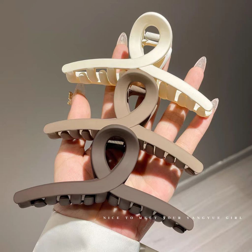 เครื่องประดับผม กิ๊บติดผม รูปปลาฉลาม แบบกึ่งผูกปม สไตล์เกาหลี สําหรับผู้หญิง