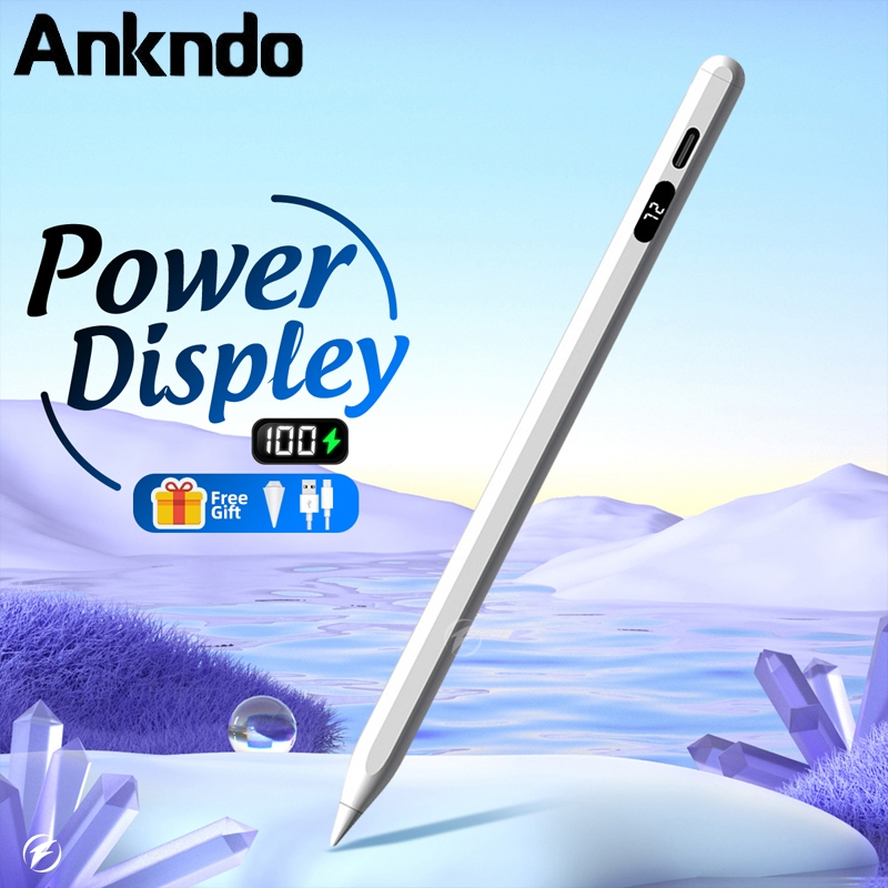 Ankndo ปากกาสไตลัส สําหรับ Samsung Xiaomi Android แท็บเล็ต หน้าจอ โทรศัพท์มือถือ แท็บเล็ต ปากกาสไตลัส