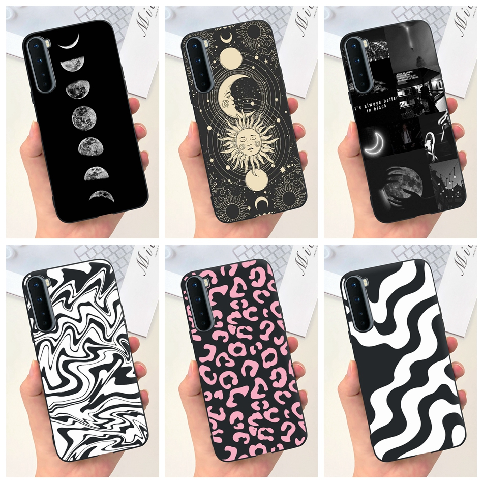 เคสโทรศัพท์มือถือ ซิลิโคนนุ่ม TPU ลายดวงจันทร์ ระลอกคลื่น แฟชั่น สําหรับ OnePlus Nord / 8 Nord 5G / Z AC2001 AC2003