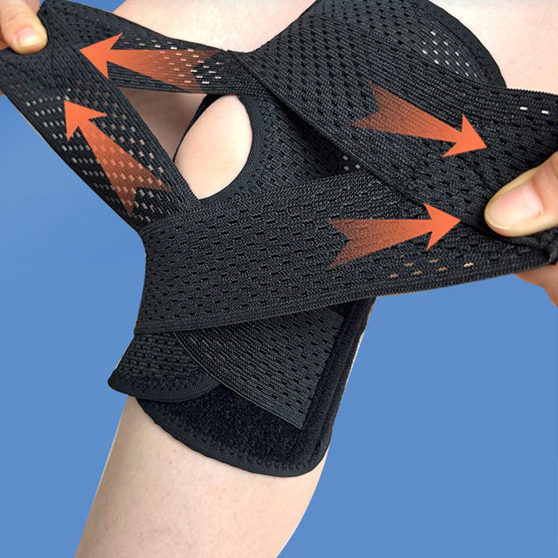 สนับเข่า สนับเข่า 2 สี เสริมความแข็งแรง Meniscus สนับเข่า ป้องกันเต็มรูปแบบ สนับเข่า ผู้ชาย ผู้หญิง กีฬา รั้งเข่า - รูปที่ 7
