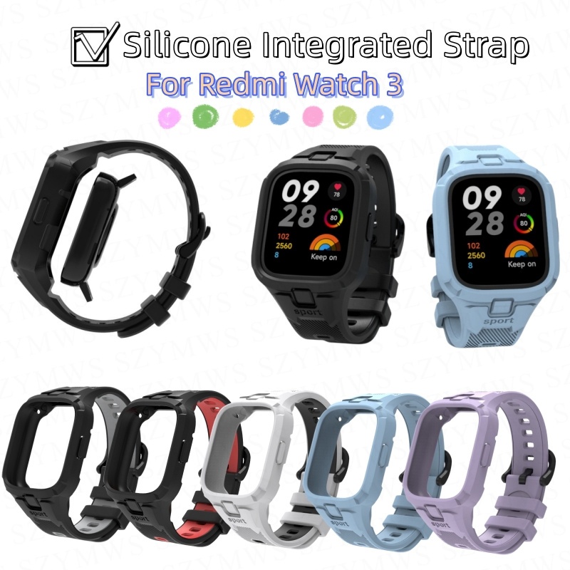 สายนาฬิกาข้อมือซิลิโคน แบบเปลี่ยน สําหรับ Redmi Watch 3 Xiaomi Redmi Watch3