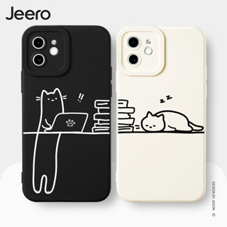 JEERO สีดำ เคสคู่ เคสไอโฟน คู่รัก กันกระแทกซิลิโคนนุ่มน่ารัก…