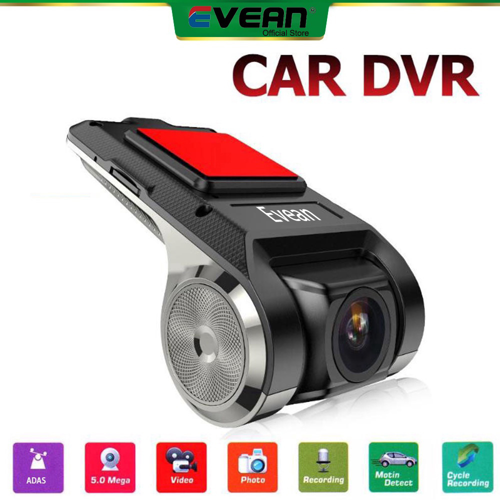 170° กล้องบันทึกวิดีโอ USB 1080P HD DVR พร้อม ADAS สําหรับติดรถยนต์