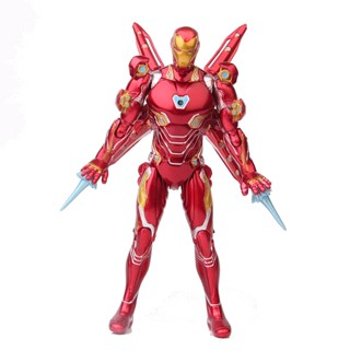 โมเดลฟิกเกอร์ PVC รูปปั้น Marvel The Avengers Mark 50 Tony S…