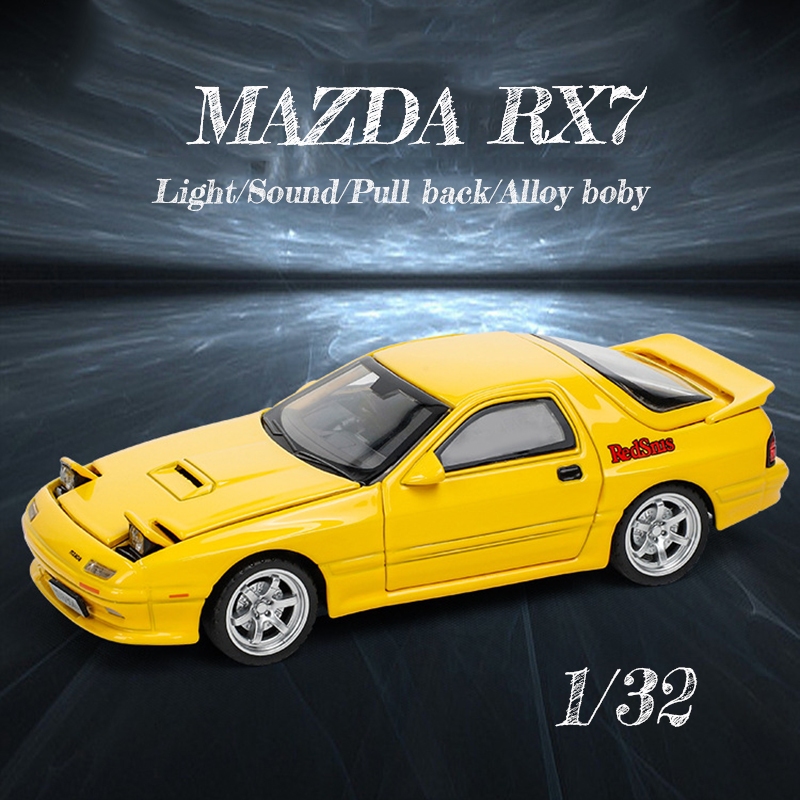 [Boxless] Model Zinc Alloy 1/32 Mazda RX7 Toy Boy Birthday Gift