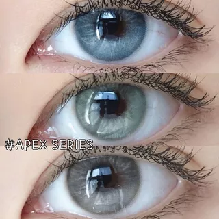 [องศา -0.00 ~ -5.00] UYAAI คอนแทคเลนส์นิ่ม สีฟ้า สีเทา คอนแทคเลนส์ตาโต 14.2 มม.