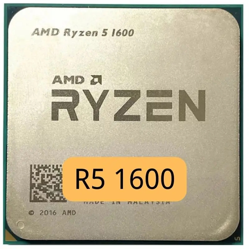 AMD Ryzen 5 1600 R5 1600 3.2 GHz ซ็อกเก็ตโปรเซสเซอร์ CPU หกแกนสิบสอง 65W AM4