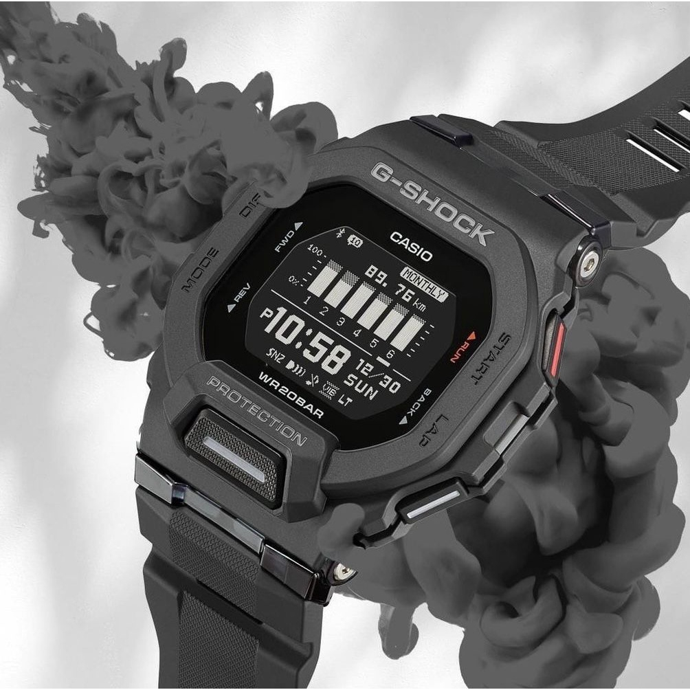 G-shock series GBD-200 นาฬิกาสปอร์ตป้องกันการชนแบ็คไลท์นาฬิกากันน้ํา GBD-200SM-1A5JF