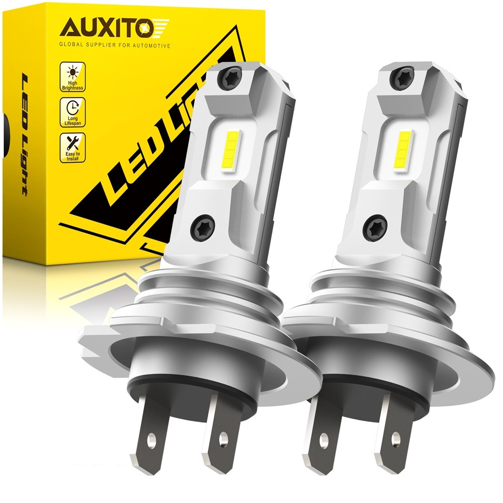 Auxito หลอดไฟตัดหมอก H7 LED 12000LM 6500K CSP สว่างมาก สําหรับรถยนต์ 2 ชิ้น