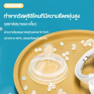Dr.isla (ซื้อ 1 แถม 1) ขวดนม ขวดนมพร้อมจุกนมซิลิโคน ขนาด 5oz/11oz จุกนมเสมือนเต้านมแม่ จุกนิ่ม บีบได้ BYP06