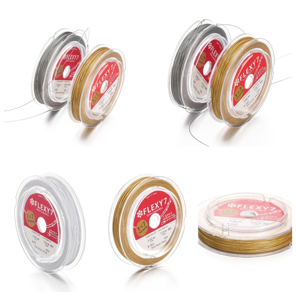 St.kunkka ลวดสเตนเลส นําเข้าจากญี่ปุ่น 3 เมตร 0.3-0.6 มม. สําหรับทําเครื่องประดับ งานฝีมือ DIY