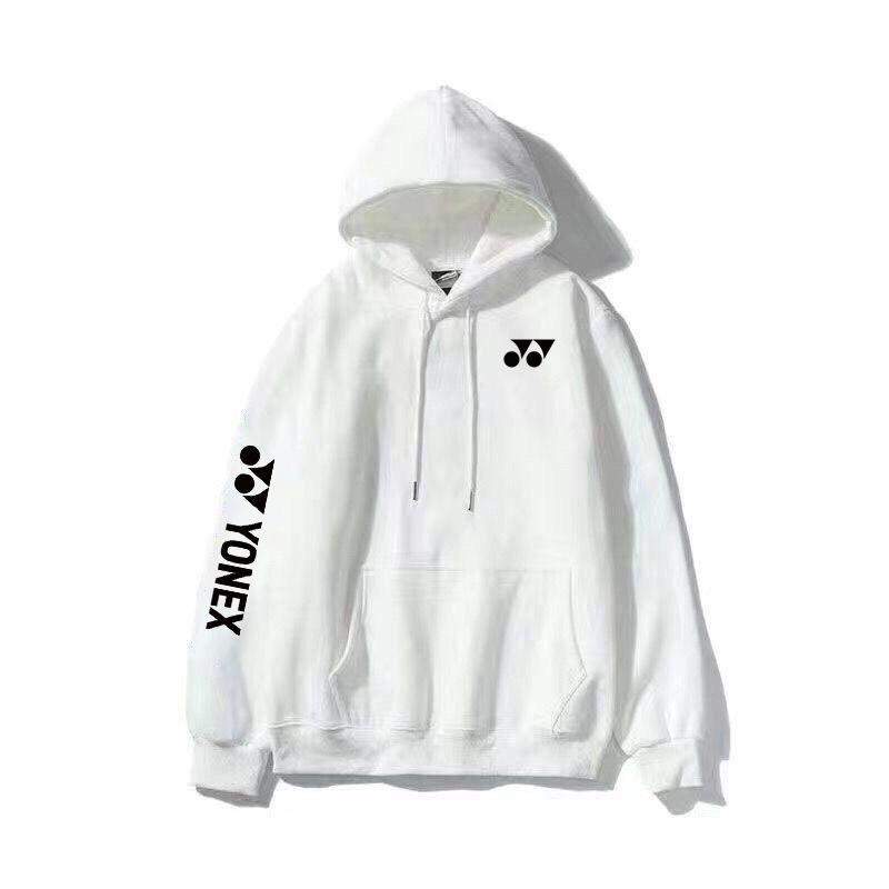 Yonex เสื้อกันหนาวแขนยาว มีฮู้ด แห้งเร็ว ลายขนนก ให้ความอบอุ่น แฟชั่นฤดูใบไม้ผลิ และฤดูหนาว สําหรับผู้ชาย และผู้หญิง 2023