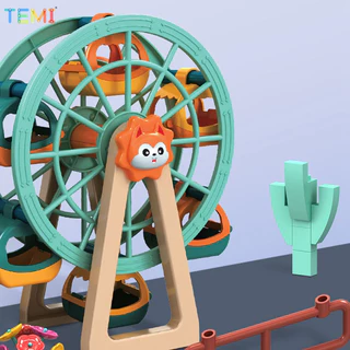 TEMI จิ๊กซอเลโก้ตัวต่อสไลเดอร์​มินิ ของเล่นเด็กโต ของเล่นบล็อกเด็กเข้ากันได้กับเลโก้บล็อกขนาดอนุภฝึกพัฒนาการของเด็ก​
