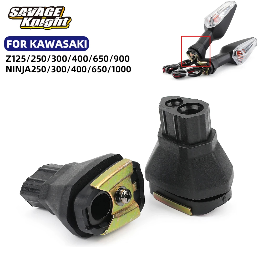 ใหม่ อะแดปเตอร์สัญญาณไฟเลี้ยวรถจักรยานยนต์ สําหรับ KAWASAKI Z125 Z250 Z300 Z400 Z650 Z900 NINJA 125 250 300 400 650 1000 ZX6R