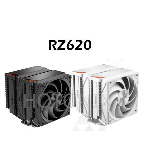 Pccooler RZ620 ท่อระบายความร้อน CPU หอคอยคู่ 6 ท่อ สําหรับ LGA1700 1200 115x AM5 AM4