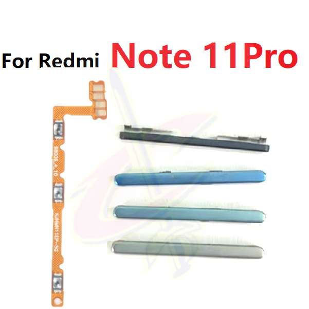 แพรสวิตช์ ปุ่มสวิทนอก ปุ่มเปิดปิด ปุ่มนอก สําหรับ Redmi Note 11 Pro 4G 5G