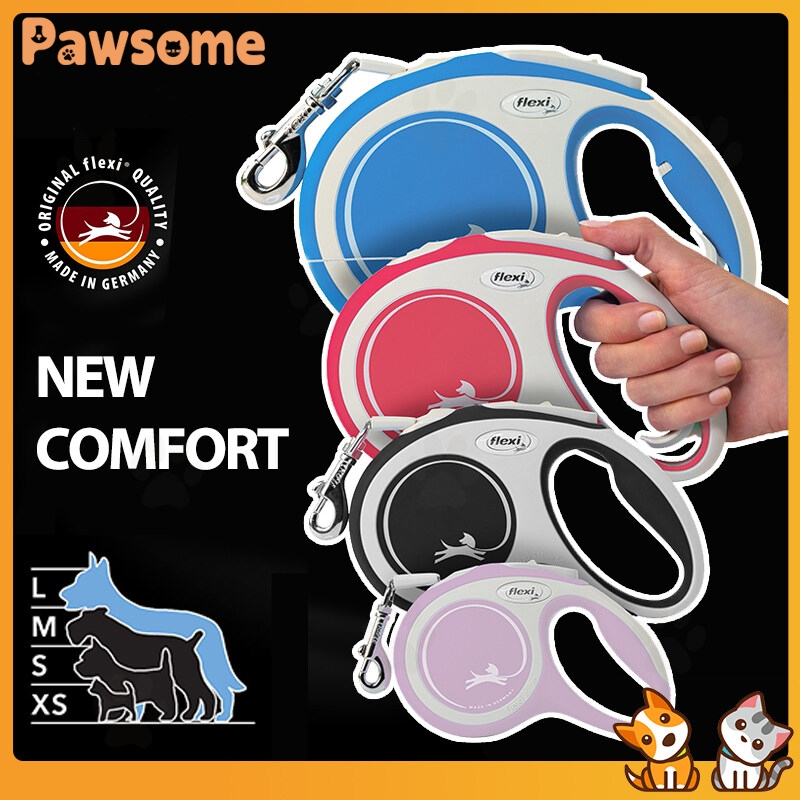 Flexi ใหม่ สายจูงสุนัข ยืดหดได้ 3 5 8 เมตร สบาย ขนาดเล็ก เป็นใหญ่ ไม่ให้คะแนน