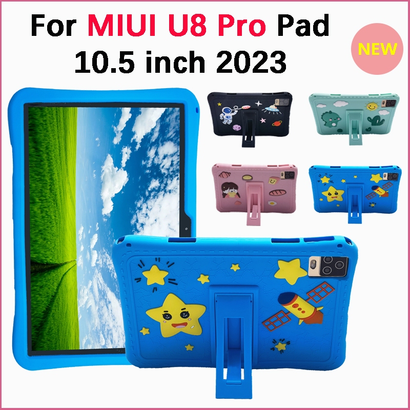 เคสแท็บเล็ต ซิลิโคนนิ่ม หนา กันกระแทก พร้อมขาตั้ง สําหรับ MIUI U8Pro Android 11 MIUI U8Pro 10.5 นิ้ว
