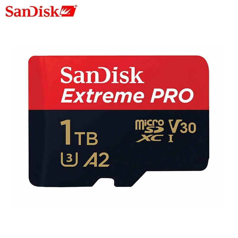 Sandisk Extreme Pro 1TB การ์ดหน่วยความจําแฟลช ความเร็วสูง Class10 Micro TF สําหรับโทรศัพท์มือถือ คอมพิวเตอร์ กล้อง