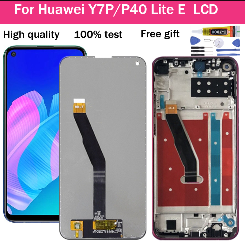 อะไหล่หน้าจอสัมผัส LCD แบบเปลี่ยน สําหรับ HUAWEI Y7P 2020 P40 Lite E