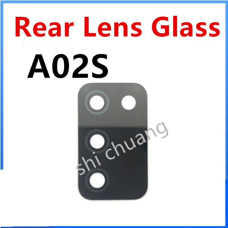หรือ Samsung Galaxy A02S A03S A025 A025F ฝาครอบเลนส์กล้องด้านหลังพร้อมการเปลี่ยนกาว
