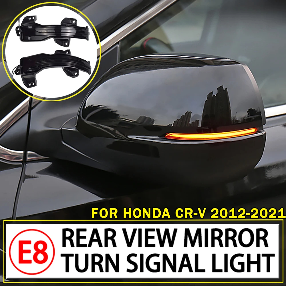 ไฟเลี้ยวไดนามิก LED สําหรับ Honda CRV 2012 2013 2014 2015 2016 2017 2018