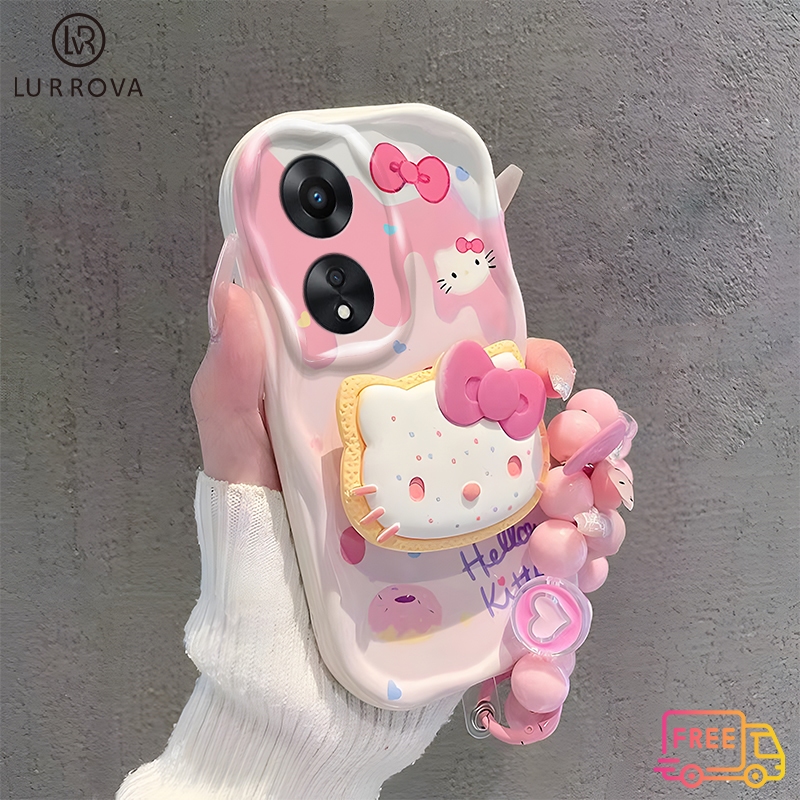 Oppo Reno12 F 5G Reno 12 5GReno 11 F Reno 11 5G Reno 10 Reno 10 Pro Reno 8T Reno 8Z 5G Reno 7Z 5G Reno 8 Reno 7 Reno 6 Reno5 Reno 4F สาวน่ารัก Kitty ซิลิโคนเคสโทรศัพท์